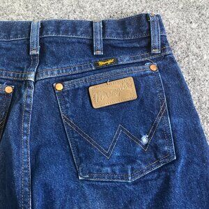 Wrangler Jeans Mens 30x34 (fits 29x34) Blue 13MWZ Cowboy Cut Slim Denim Vintage